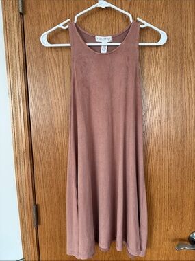 Full Tilt Dusty Rose Swing Tank Dress